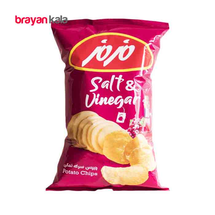 عکس اصلی چیپس سرکه نمکی مزمز 60 گرم